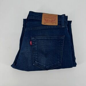 Levi's 511 Slim Fit Jeans Mens 31x32 Dark Wash White Oak Cone Denim Blue